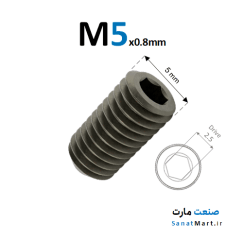 پیچ آلن مغزی قطر 5