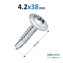 پیچ سرمته واشردار 38