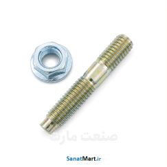 پیچ دو سر رزوه بغل اگزوز پژو