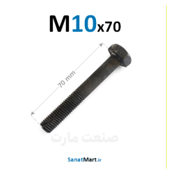 پیچ قلاویزی سایز M10x70